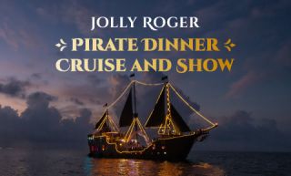lovebirds cancun Jolly Roger Pirate Show