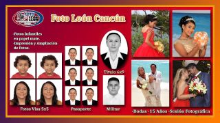lugares para imprimir fotos en cancun Foto León Cancún