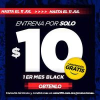 Inscripción gratis + 1er mes $10 en plan Black