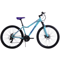 Bicicleta BENOTTO Montaña LHOTSE R27.5 24V. Mujer FS Doble Freno de Disco Aluminio Aqua Talla:MM